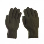 Γάντια Πλεκτά Πετσετέ Χακί
