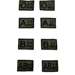 Σήματα Ομάδα Αίματος  Χακί-Μαύρο