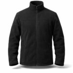 Ζακέτα Fleece Με Επένδυση Πρόβατο Μαύρη